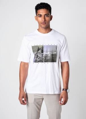 T-marškinys baltas JACK & JONES vyras