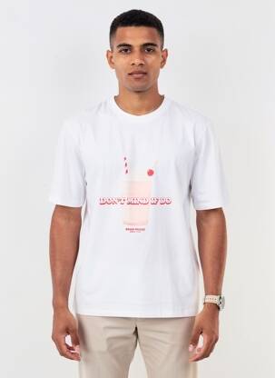 T-marškinys baltas JACK & JONES vyras