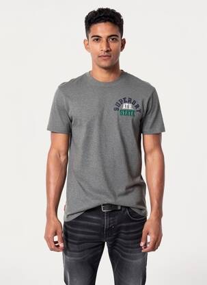 T-marškinys pilka SUPERDRY vyras