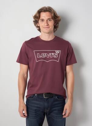 T-marškinys violetinis LEVI'S vyras