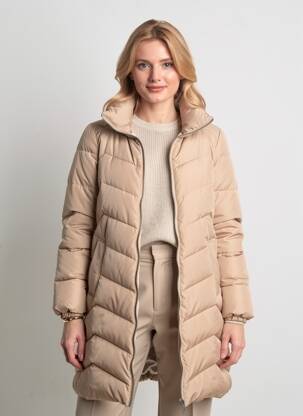 Pūkinė striukė ilgos rankovės be gobtuvų bežinis VERO MODA moteris