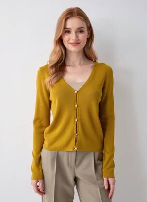 Ilgų rankovių liemenė tamprumas geltona SCOTCH & SODA moteris