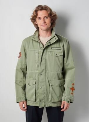 Parka ilgos rankovės be gobtuvų žalias HERO SEVEN vyras