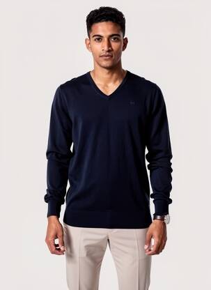 Megztinis col v ilgos rankovės mėlyna SCOTCH & SODA vyras