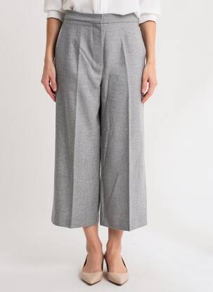 7/8 kelnės aukšta talija aukšta talija pilka MAX MARA moteris