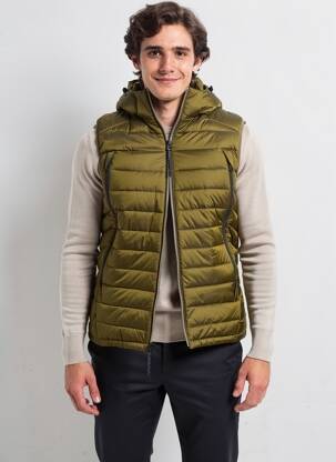 Pūkinė striukė kišenės su gobtuvu žalias SCOTCH & SODA vyras