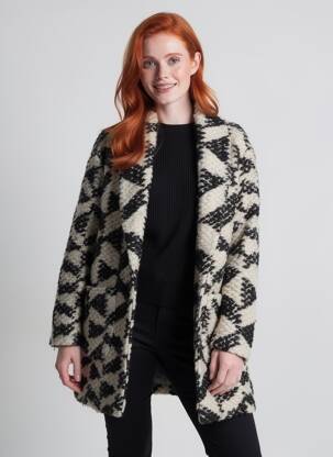 Ilgas paltas tiesi kirpimas be gobtuvų juodas MAISON SCOTCH moteris