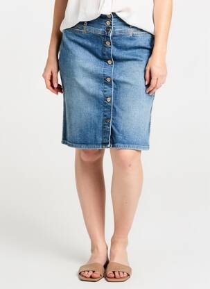 Pusilgis sijonas tamprumas mėlyna PEPE JEANS moteris