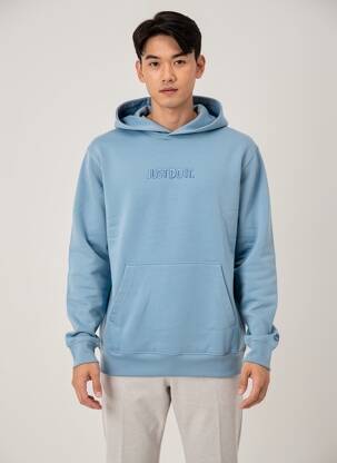 Kapišonas kišenės ilgos rankovės mėlyna NIKE vyras
