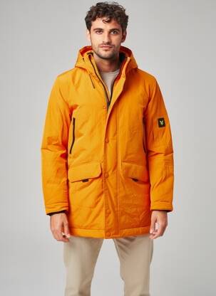 Parka ilgos rankovės su gobtuvu oranžinė LYLE & SCOTT vyras