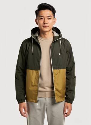 Parka ilgos rankovės su gobtuvu žalias VOLCOM vyras