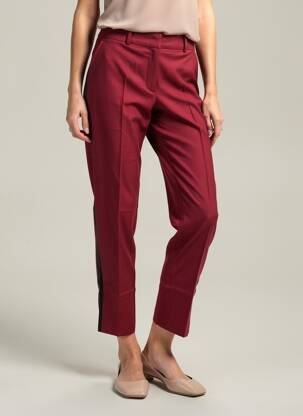 7/8 kelnės chino kirpimas normala dydis raudona LEON & HARPER moteris