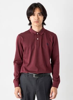Polo ilgos rankovės ilgos rankovės violetinis U.S. POLO ASSN vyras