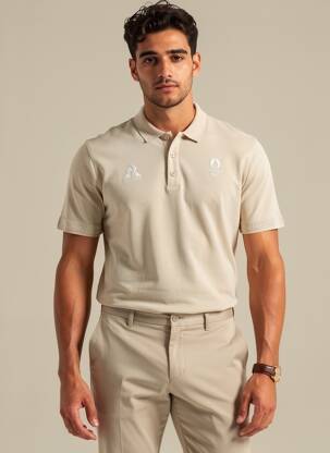Polo centrinė iškirptė trumpas rankovės bežinis LE COQ SPORTIF vyras