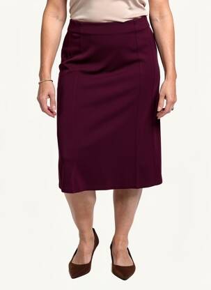Pusilgis sijonas tamprumas violetinis GEVANA moteris