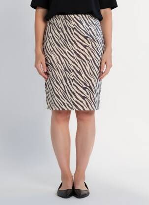 Pusilgis sijonas tamprumas bežinis H F WOMAN COLLECTION moteris