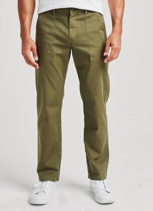 Chino kelnė kišenės normala dydis žalias IRON AND RESIN vyras