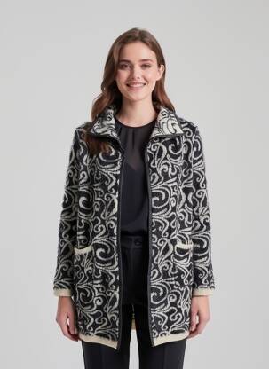 Ilgų rankovių liemenė tamprumas mėlyna DN FASHION moteris