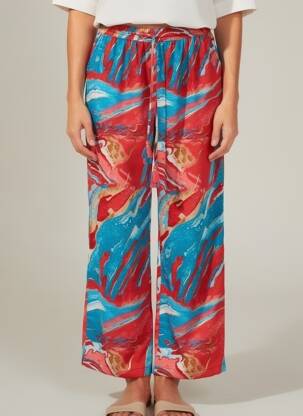 Tiesi kelnė elastinė dydis raudona YYDS (YOUR YOUTHFUL DRESS STYLE) moteris
