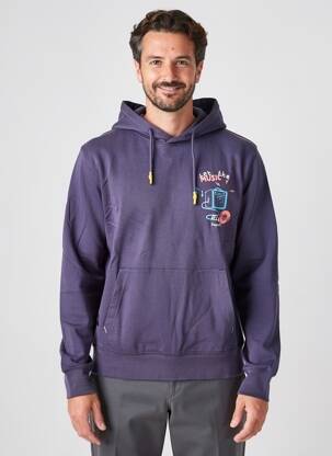 Kapišonas jersey audinys ilgos rankovės mėlyna DAYTONA vyras