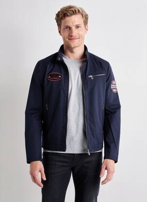 Kasdienis švarkas tiesi kirpimas mėlyna DAYTONA vyras