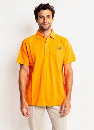 Polo tiesi kirpimas trumpas rankovės oranžinė DAYTONA vyras