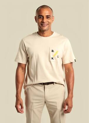 T-marškinys tiesi kirpimas trumpas rankovės baltas DAYTONA vyras
