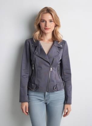 Kasdienis švarkas kraštas su apykakle pilka H F WOMAN COLLECTION moteris