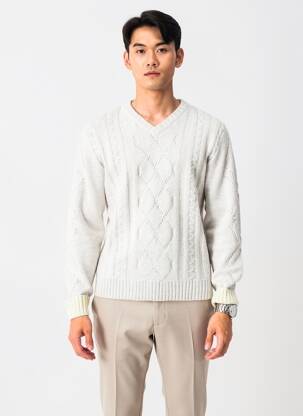 Megztinis col v ilgos rankovės pilka SCOTCH & SODA vyras