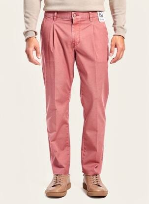 Chino kelnė tamprumas normala dydis raudona M5 BY MEYER vyras