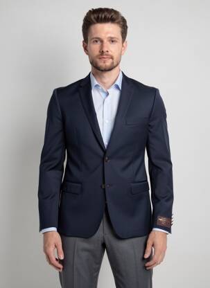Švarkas kišenės mėlyna VITALE BARBERIS CANONICO vyras