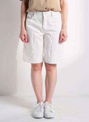Bermudas tiesi kirpimas normala dydis baltas COMPTOIR DES COTONNIERS moteris