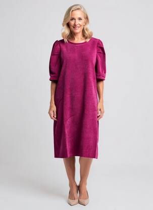 Pusilgių suknelė trumpas rankovės trumpas rankovės violetinis MOLLY BRACKEN moteris
