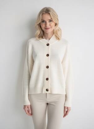 Ilgų rankovių liemenė apatinė dalis siaura bežinis ABSOLUT CASHMERE moteris