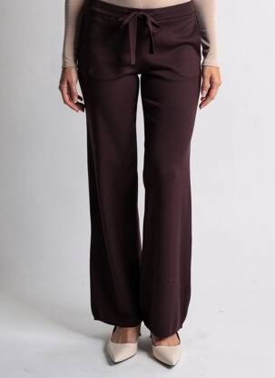 Tiesi kelnė tamprumas normala dydis violetinis MAJESTIC FILATURES moteris