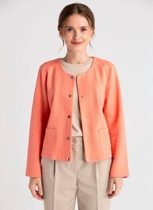 Kasdienis švarkas spaudžiama uždarymas oranžinė DIANE LAURY moteris