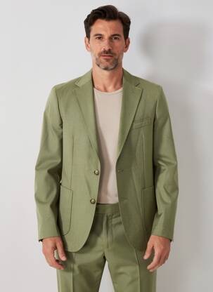 Švarkas centrinė iškirptė žalias HUGO BOSS vyras