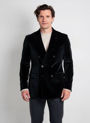 Švarkas dvigubai apdailinta vidinė dalis juodas PAUL SMITH vyras
