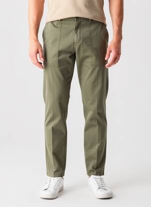 Chino kelnė tamprumas normala dydis žalias IRON AND RESIN vyras
