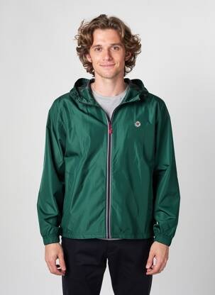 Vėjo nepraleidėjas ilgos rankovės su gobtuvu žalias LEE COOPER vyras