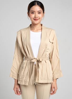 Kimono striukė col v bežinis LOLA ESPELETA moteris