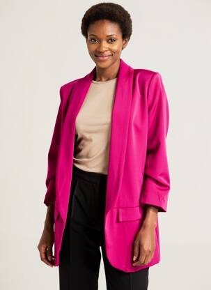 Švarkas kišenės violetinis NEW COLLECTION moteris