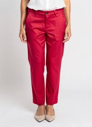 Chino kelnė uždarymas su užtrauktuku po mygtuku uždengimu normala dydis raudona SCOTCH & SODA moteris
