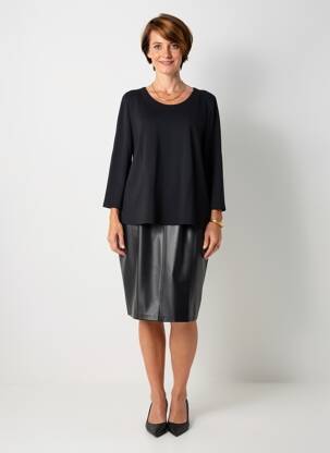Pusilgių suknelė ilgos rankovės ilgos rankovės juodas GERRY WEBER moteris