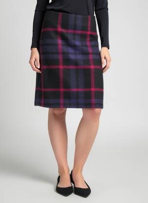 Pusilgis sijonas tiesi kirpimas violetinis GERRY WEBER moteris