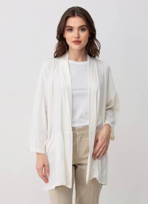 Kimono striukė col v bežinis QUATTRO moteris
