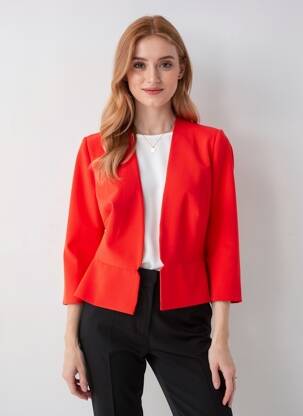 Stilinga striukė col v oranžinė MICHAELA LOUISA moteris