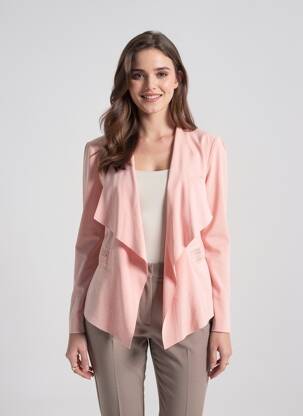 Kasdienis švarkas centrinė iškirptė rožinė BETTY BARCLAY moteris