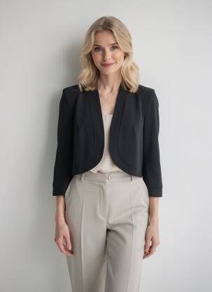 Bolero centrinė iškirptė juodas DIAMBRE moteris
