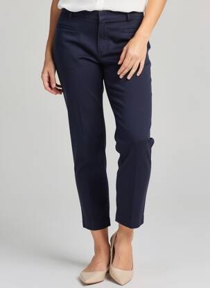 7/8 kelnės aukšta talija aukšta talija mėlyna TOMMY HILFIGER moteris